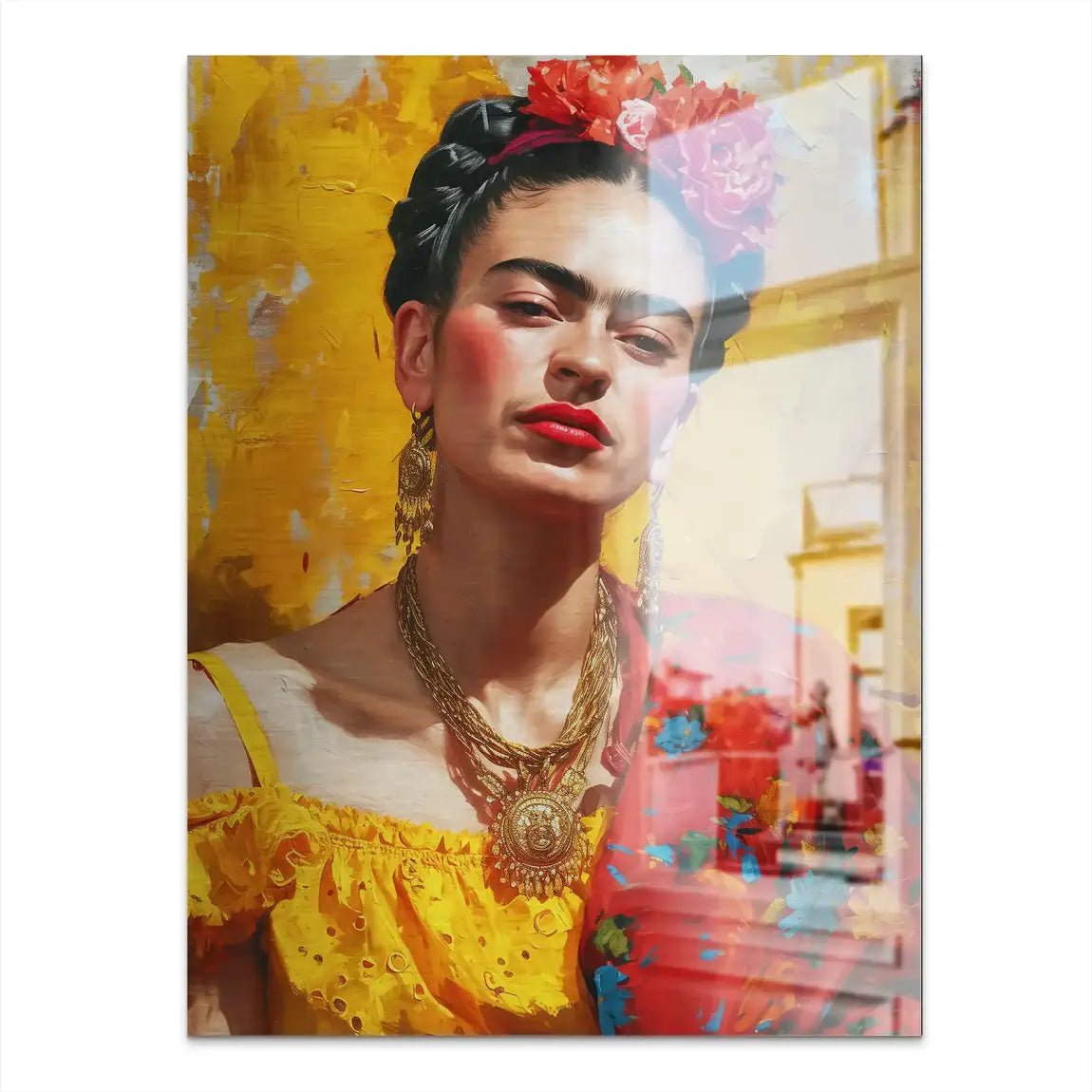 Frida Kahlo Art Aludibond Gebürstet INGALERIE