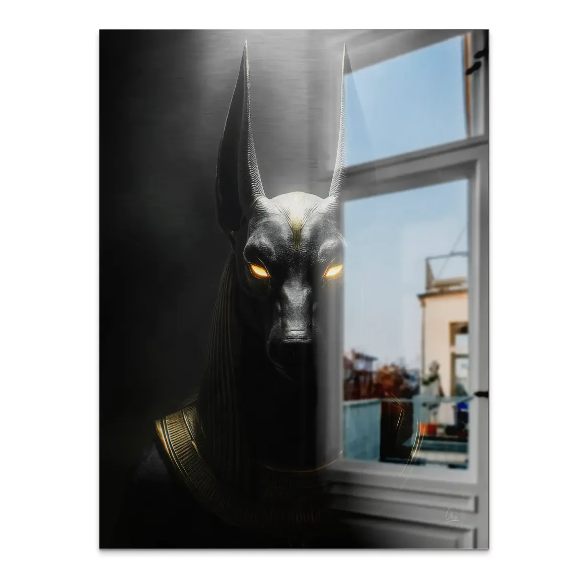 Dark Anubis Alu Gebürstet Bild