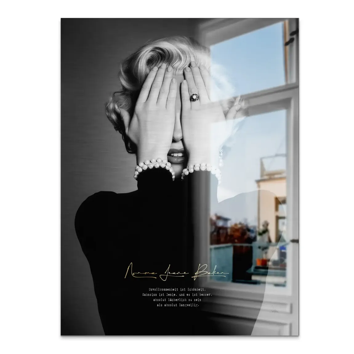 Marilyn Monroe Norma Jeane Alu Gebürstet Bild