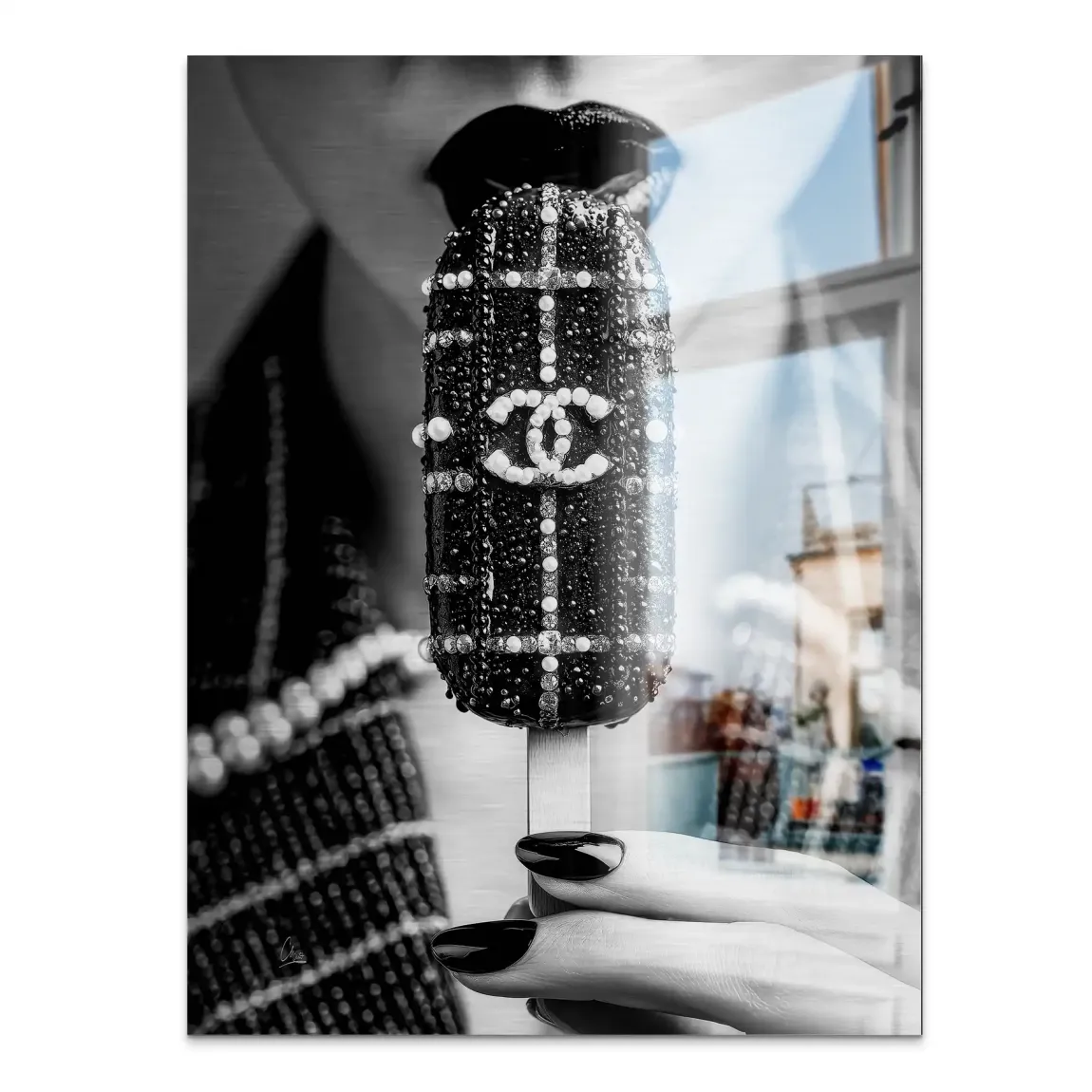 Noir Ice Couture Chanel Alu Gebürstet Bild
