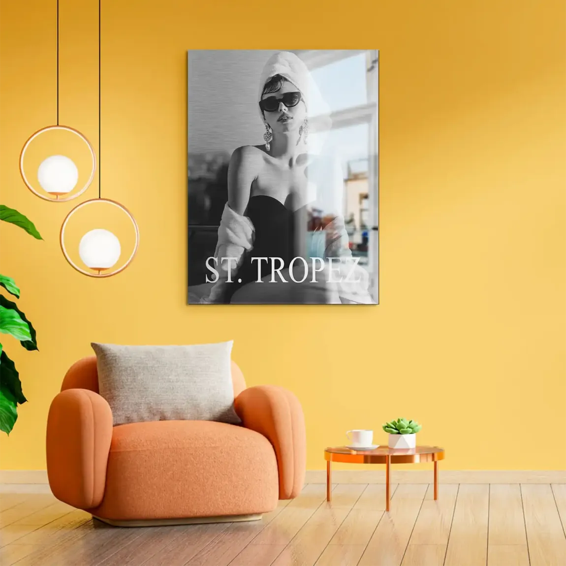 St. Tropez Glam Alu Gebürstet Bild