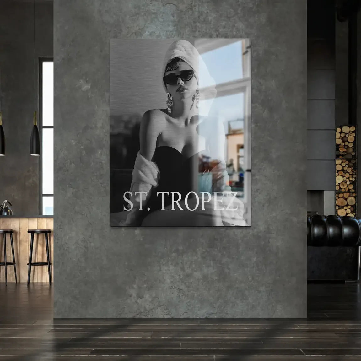 St. Tropez Glam Alu Gebürstet Bild