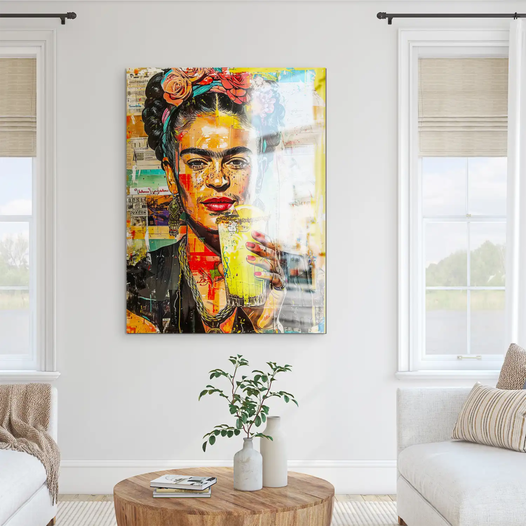 Frida Mexico Art Aludibond Gebürstet INGALERIE