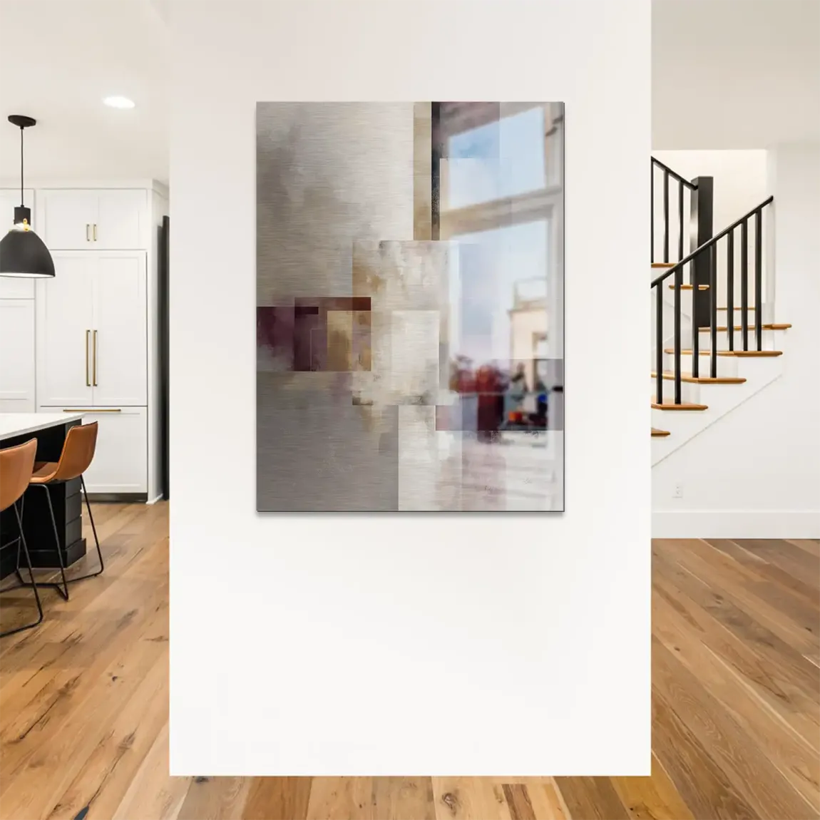 Mystic Geometry Alu Gebürstet Bild