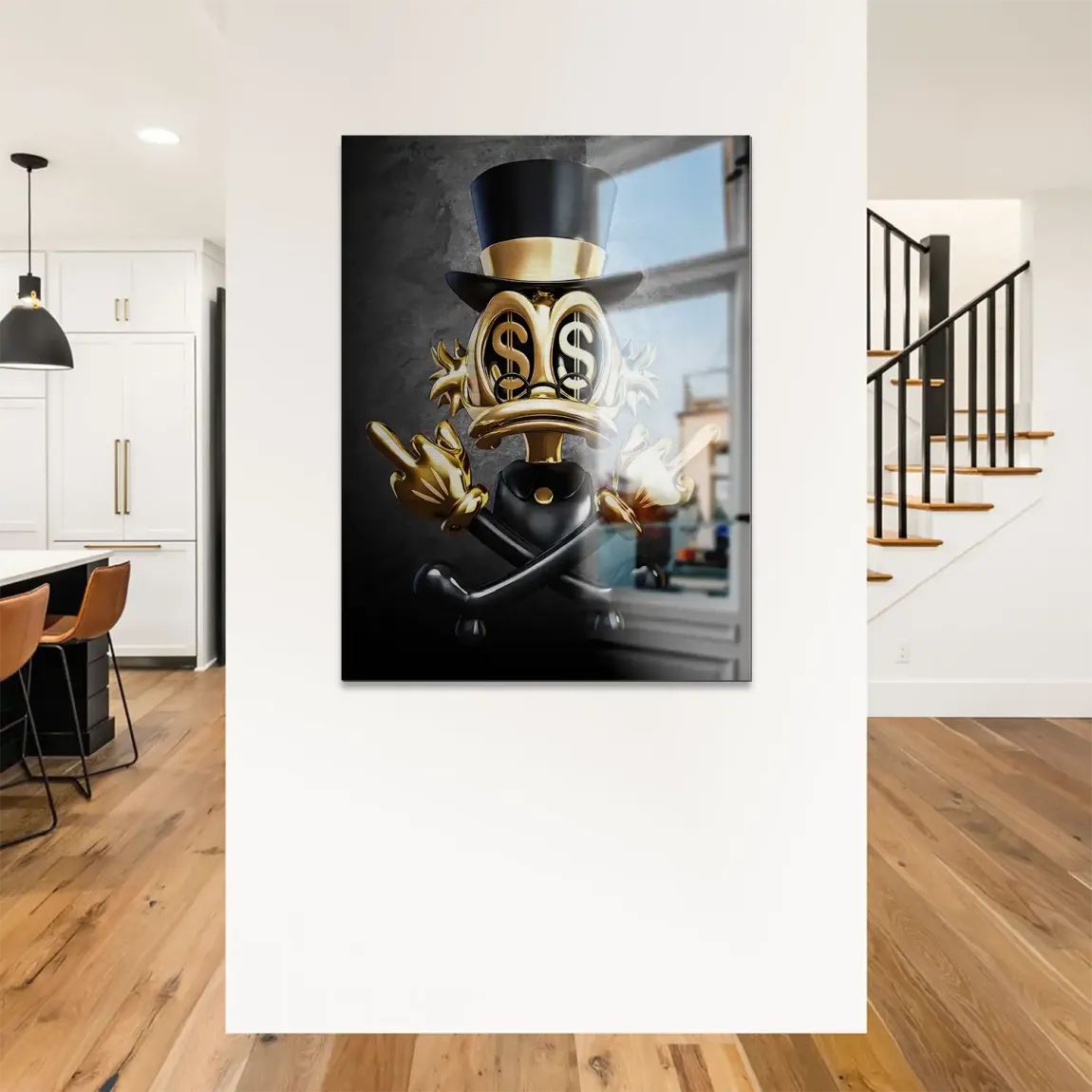 Dollar Vision Duck Alu Gebürstet Bild