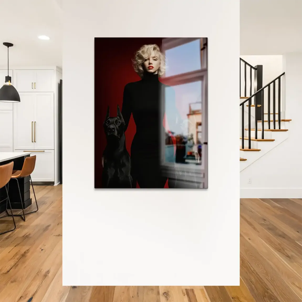 Majesty Marilyn Monroe Alu Gebürstet Bild