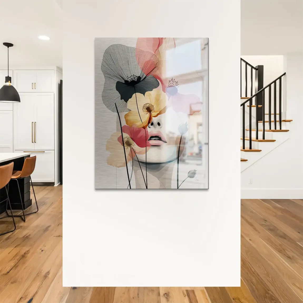 Floral Dream Alu Gebürstet Bild