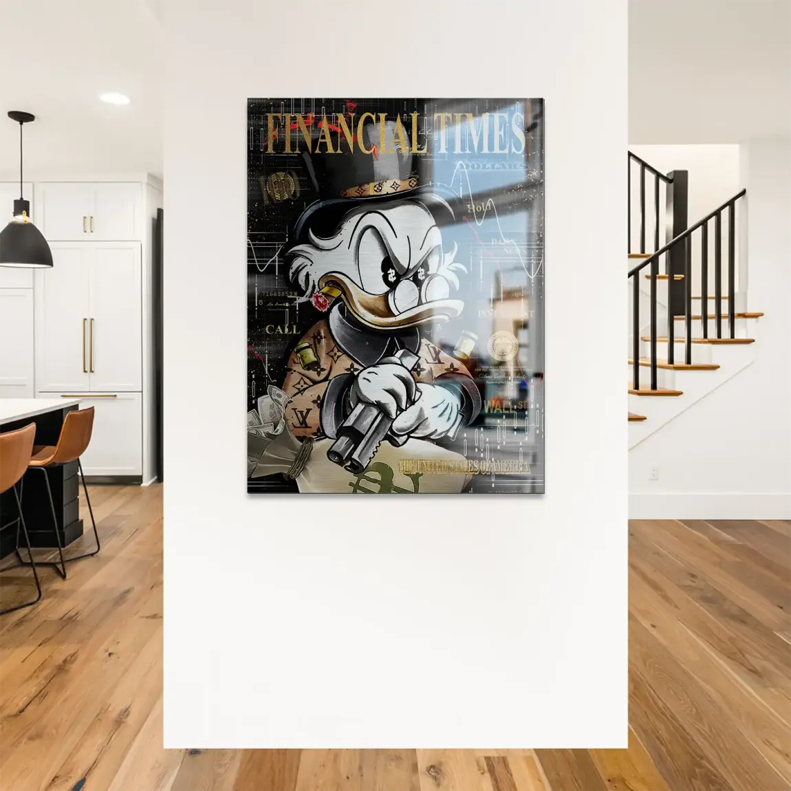 Financial Empire Duck Alu Gebürstet Bild