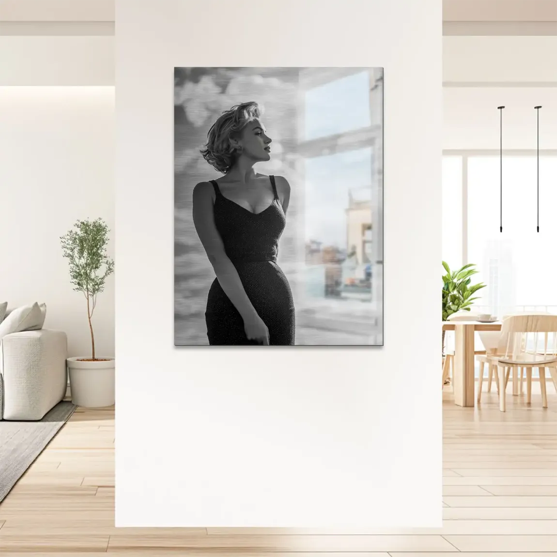 Marilyn Sunset Grace Alu Gebürstet Bild