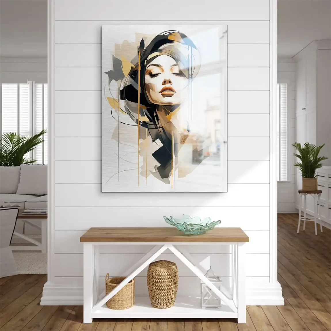Whispers of Elegance Alu Gebürstet Bild INGALERIE