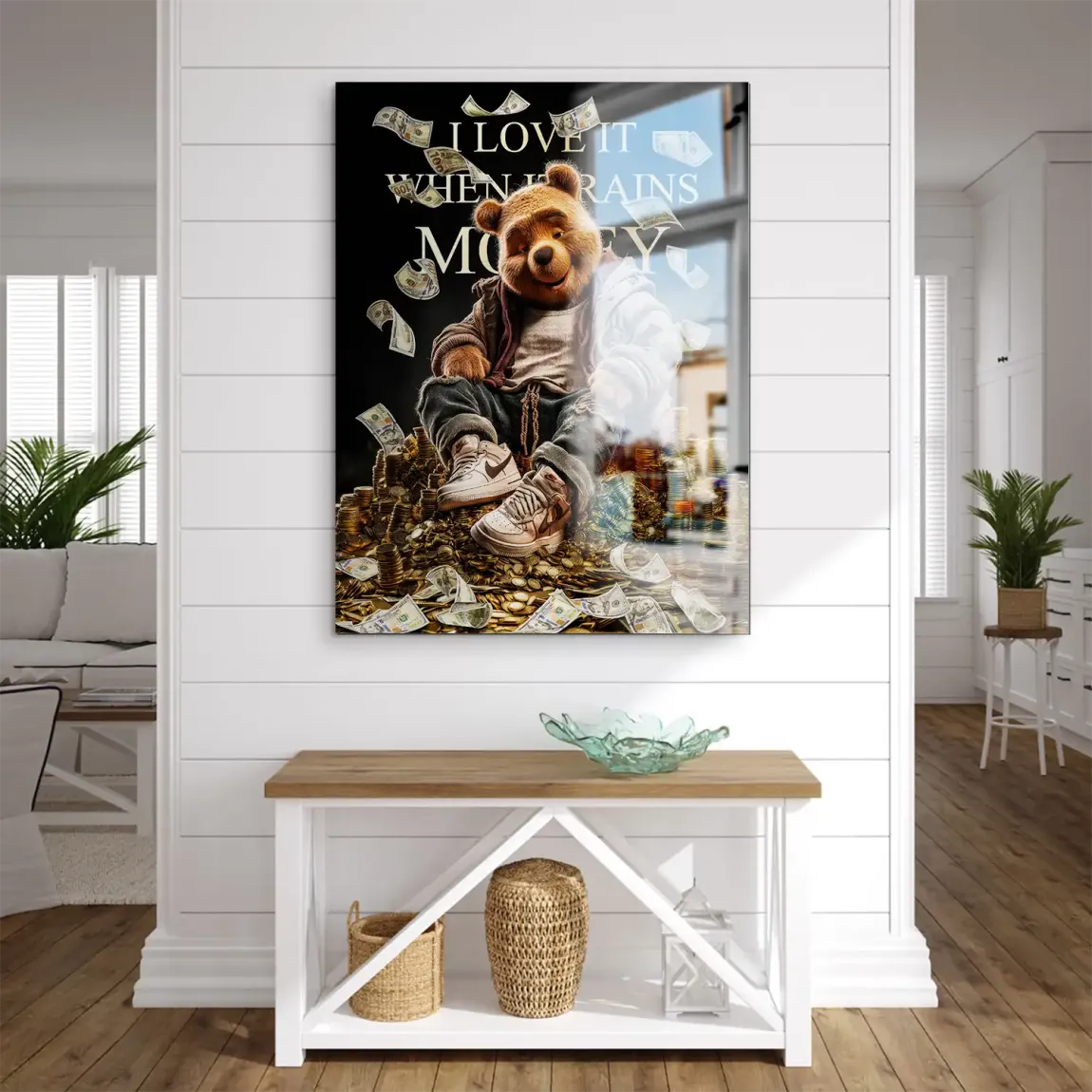 Winnie Puuh Rich Dreams Aludibond Gebürstet INGALERIE