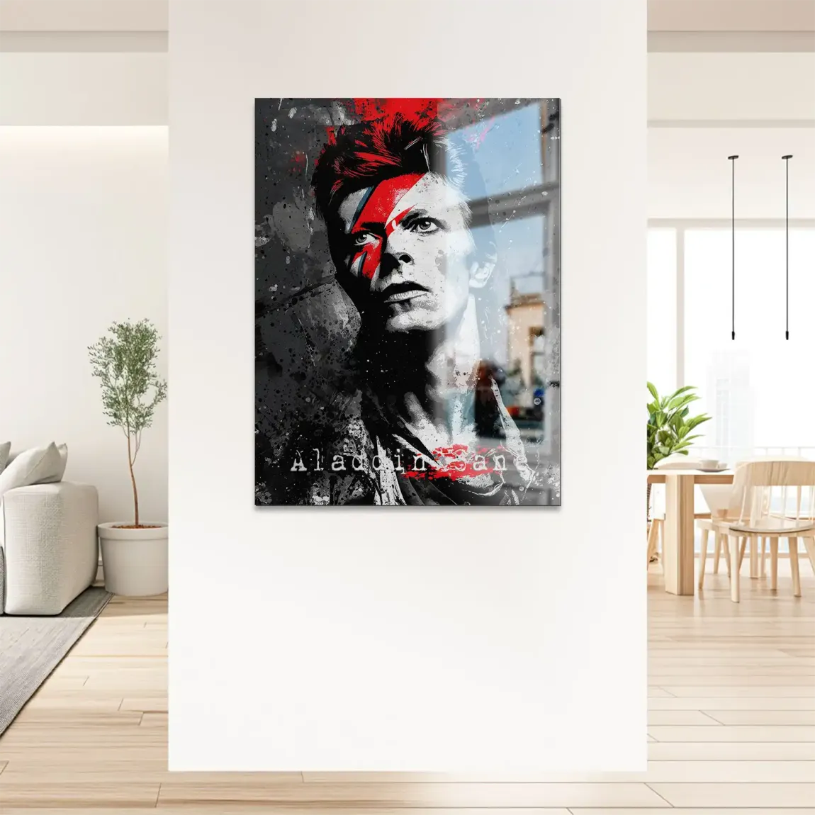 David Bowie Starlight Alu Gebürstet Bild
