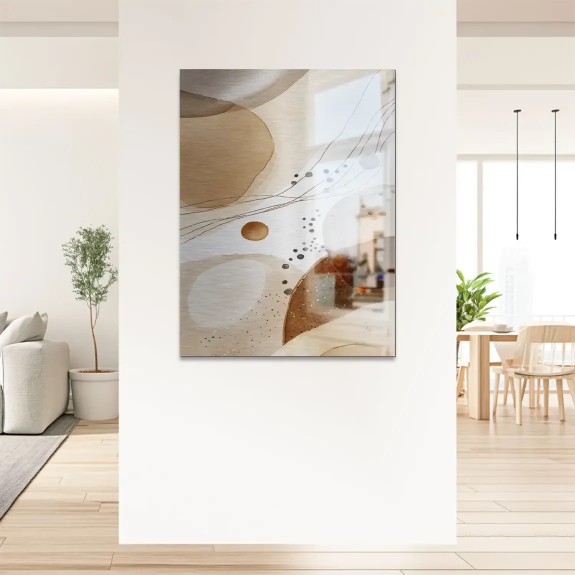 Desert Mirage Alu Gebürstet Bild