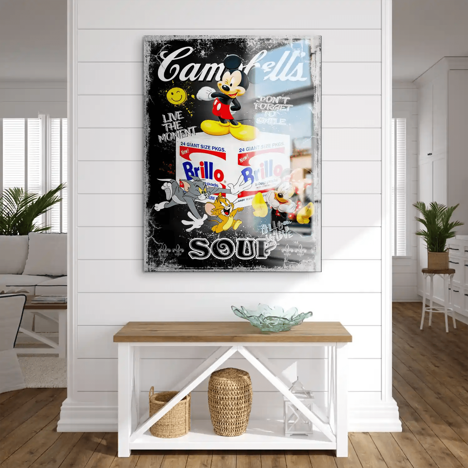 Micky Brillo Box Pop Art Alu Gebürstet INGALERIE