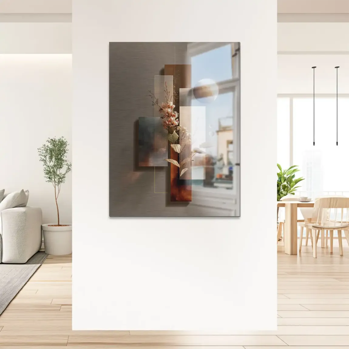 Celestial Bloom Harmony Alu Gebürstet Bild