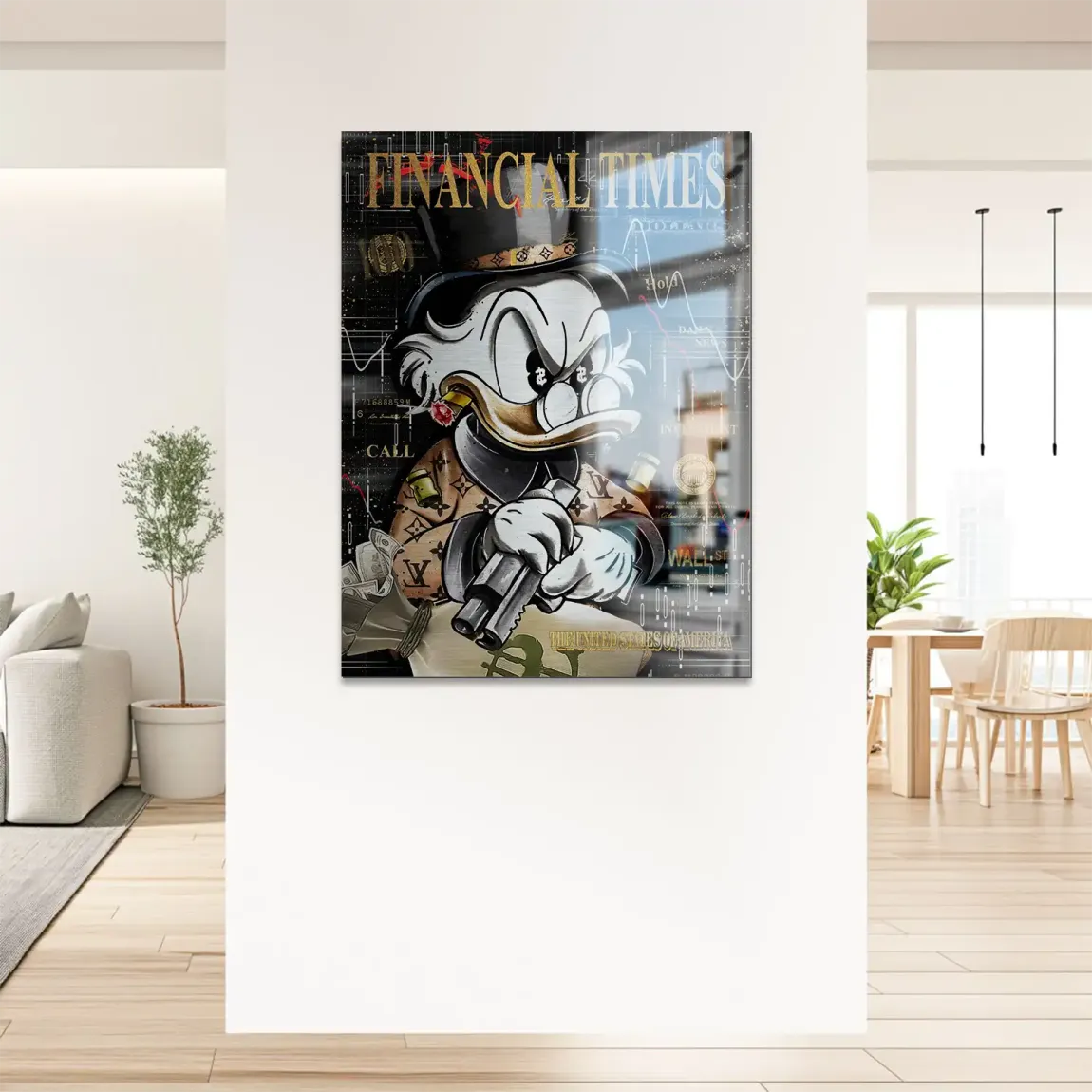 Financial Empire Duck Alu Gebürstet Bild