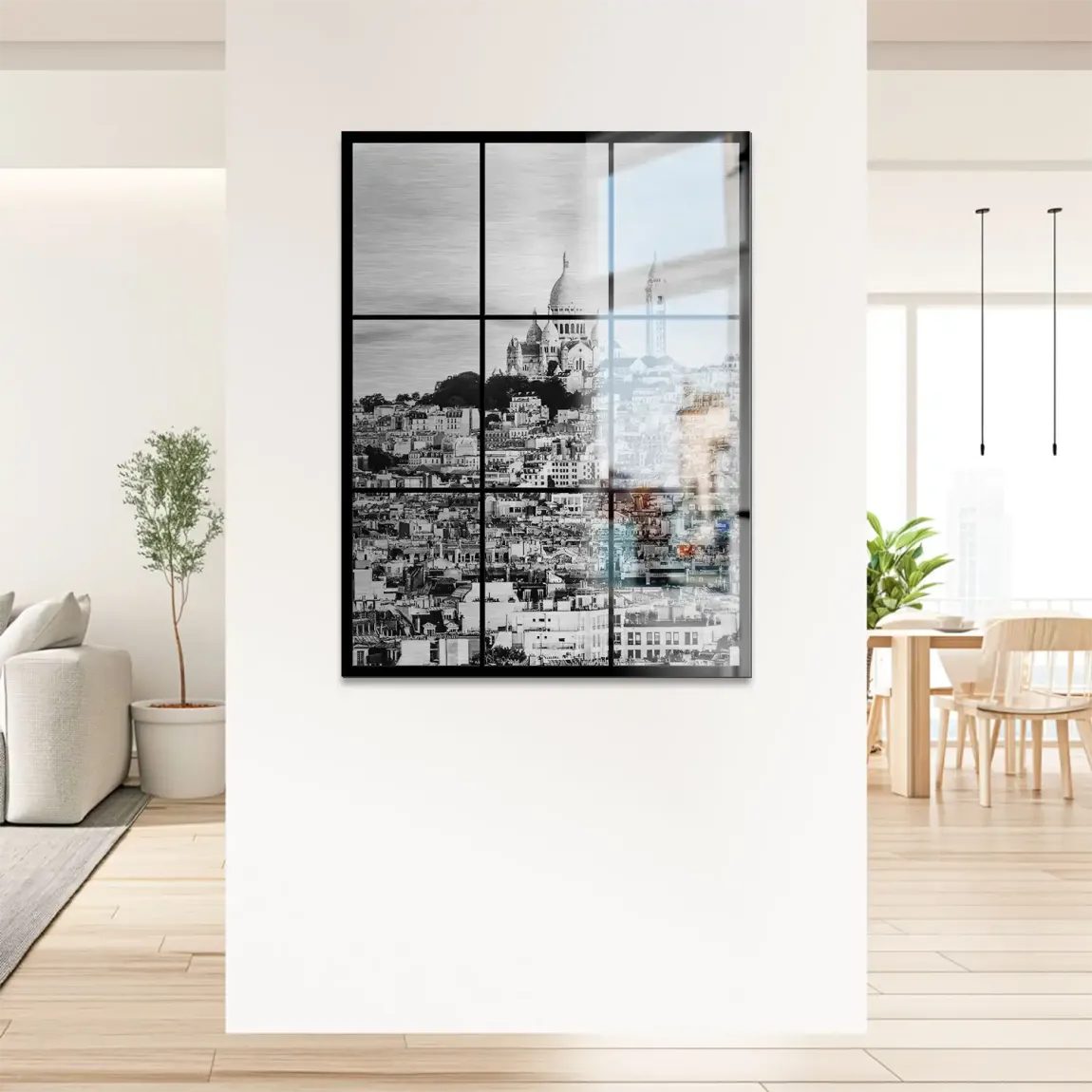 Montmartre Paris Alu Gebürstet Bild