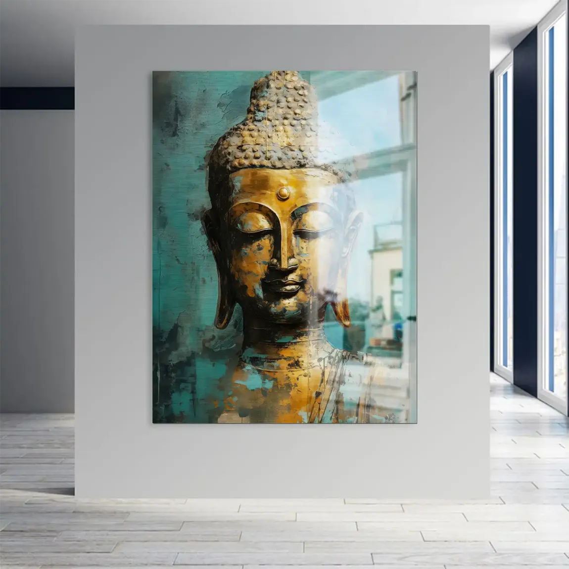 Buddha Essence Aludibond Gebürstet INGALERIE