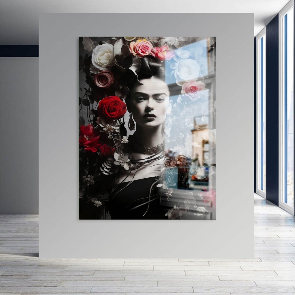 Frida Kahlo Modern Style Aludibond Gebürstet INGALERIE