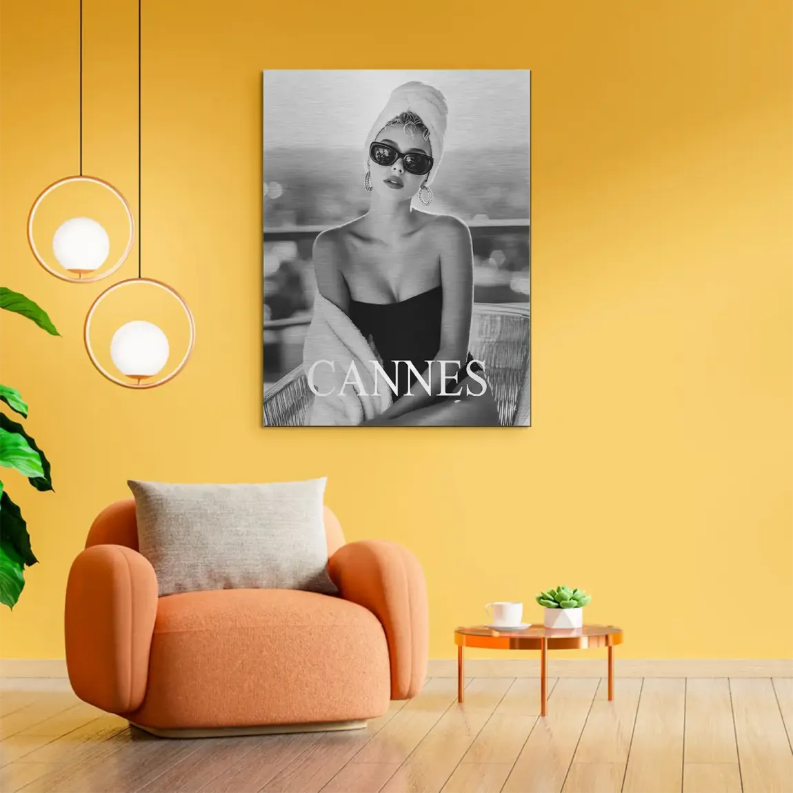 Cannes Glamour Alu Gebürstet Bild