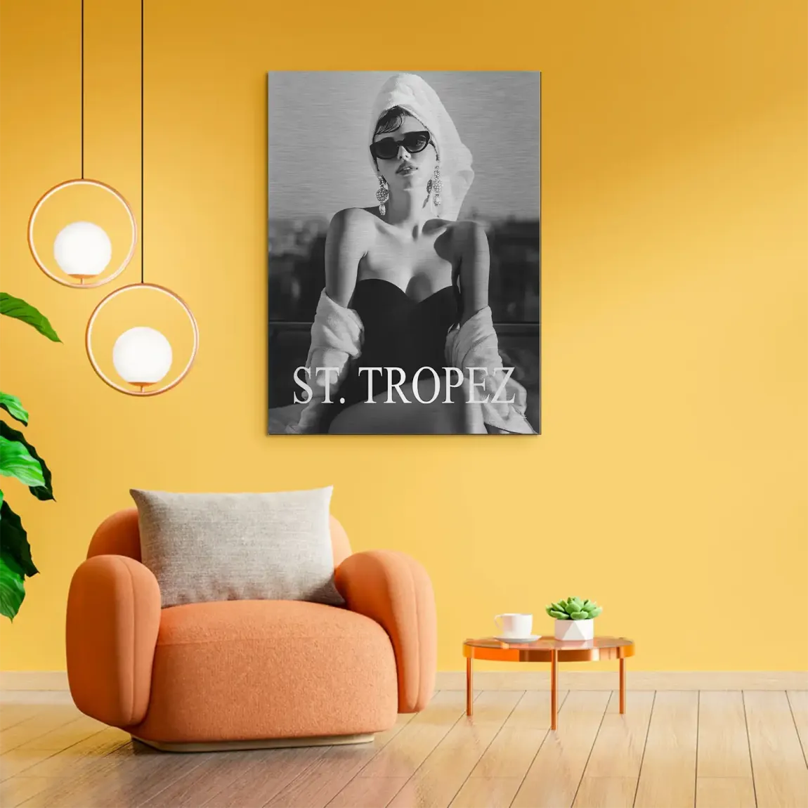 St. Tropez Glam Alu Gebürstet Bild