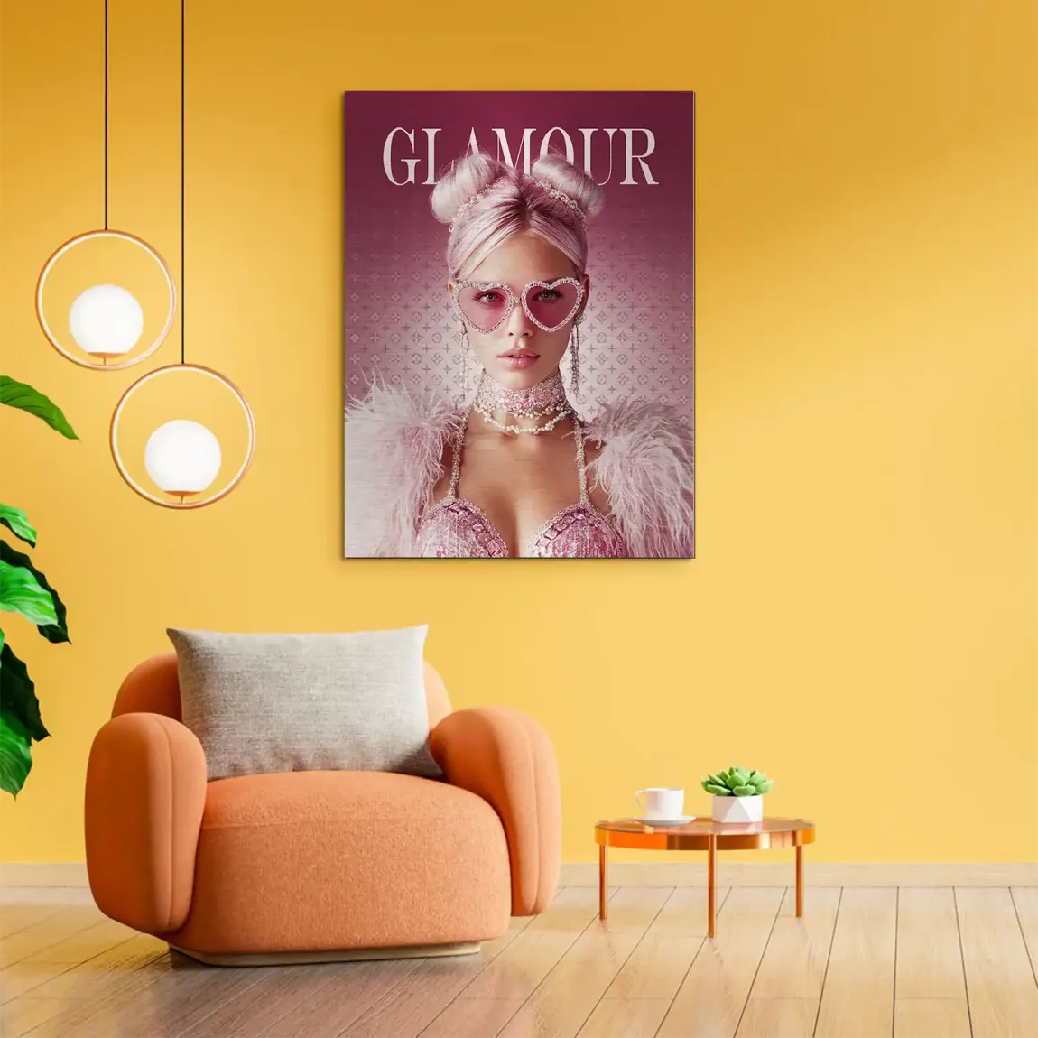 Glamour Lady Alu Gebürstet Bild