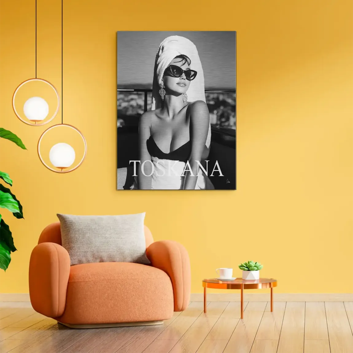 Toskana Glam Alu Gebürstet Bild