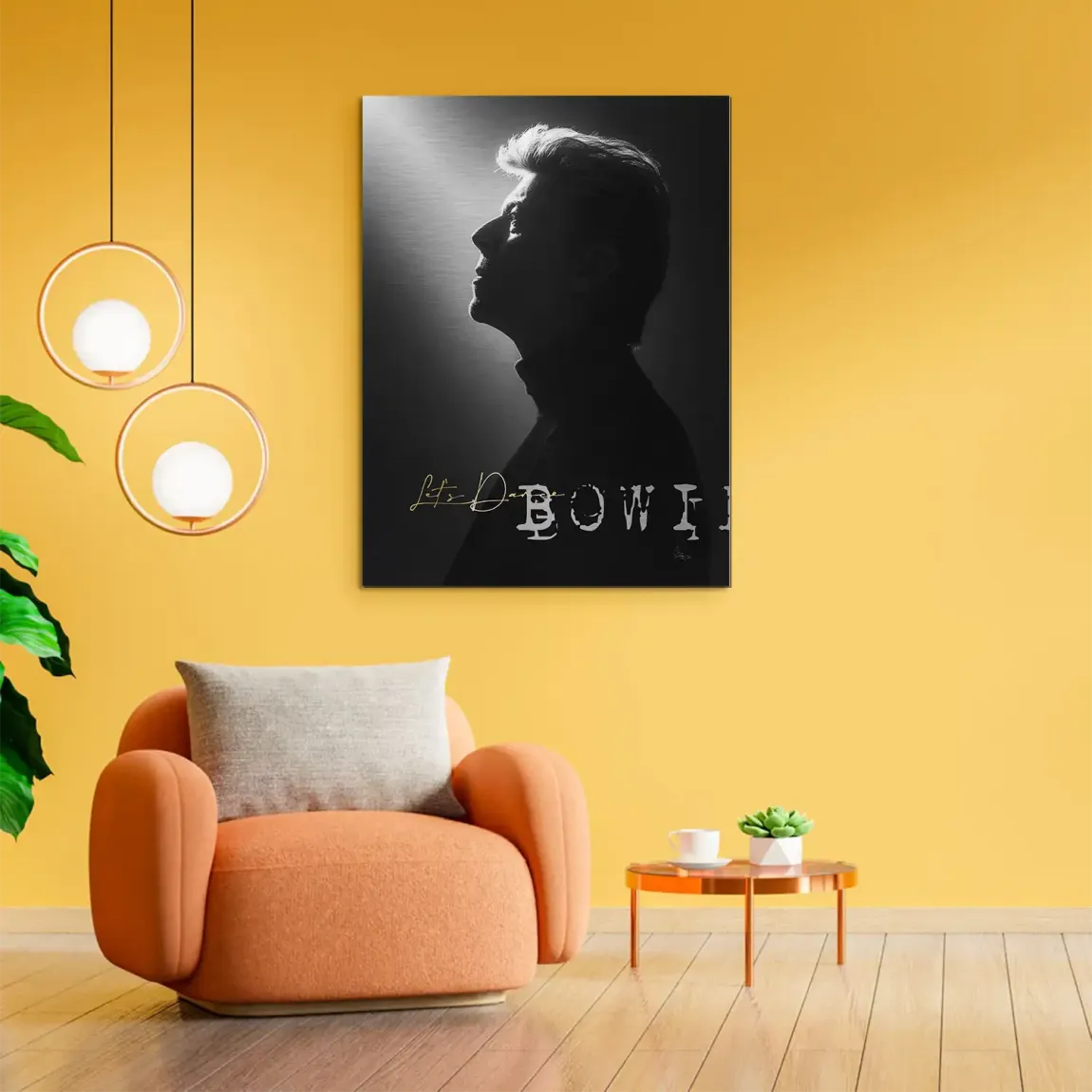 David Bowie Dance Alu Gebürstet Bild