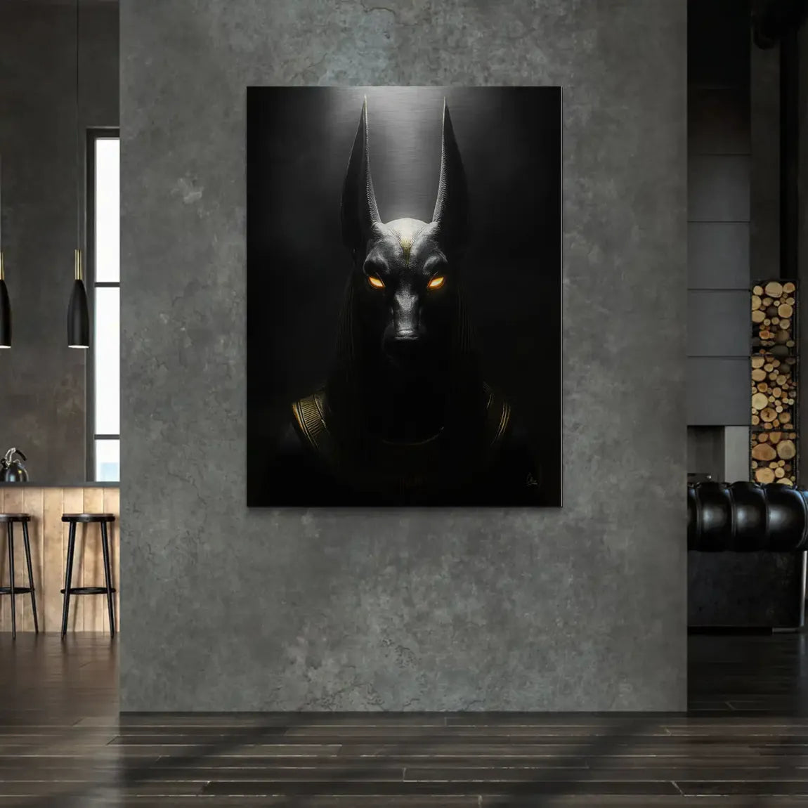 Dark Anubis Alu Gebürstet Bild