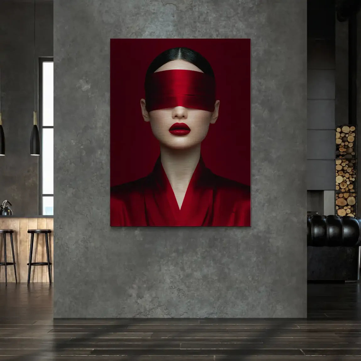 Blind Art Alu Gebürstet Bild