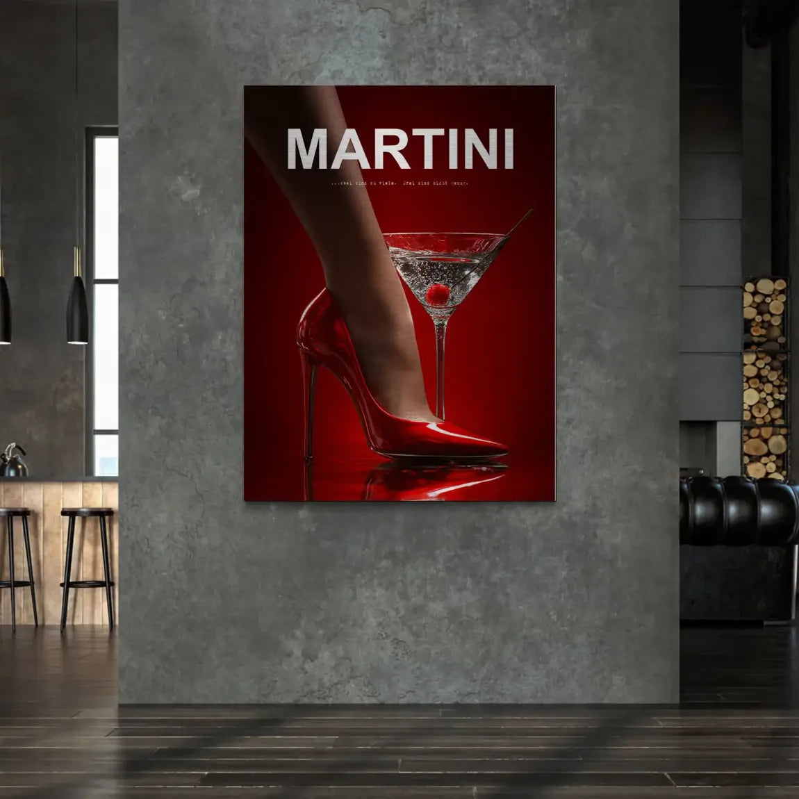 Martini Red Desire Alu Gebürstet Bild