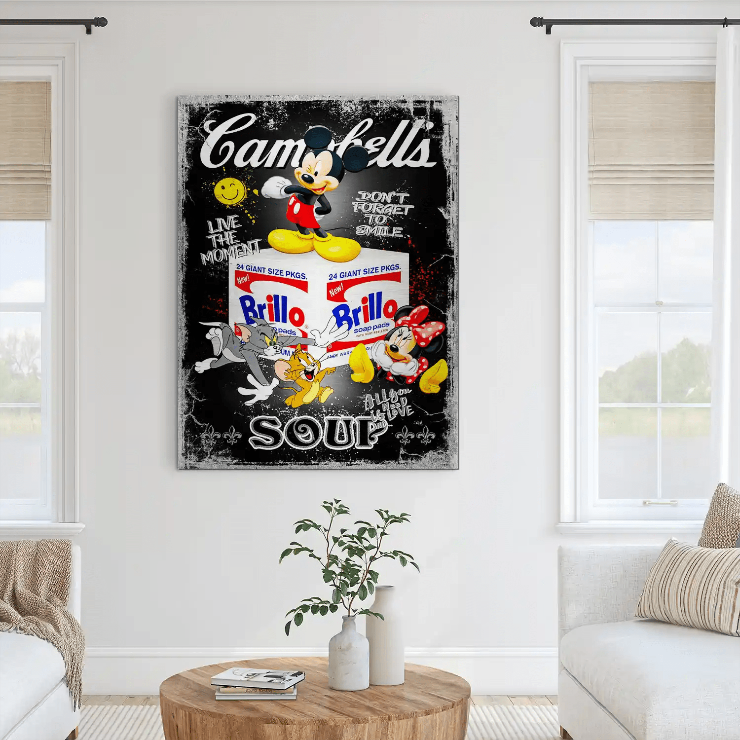 Micky Brillo Box Pop Art Alu Gebürstet INGALERIE