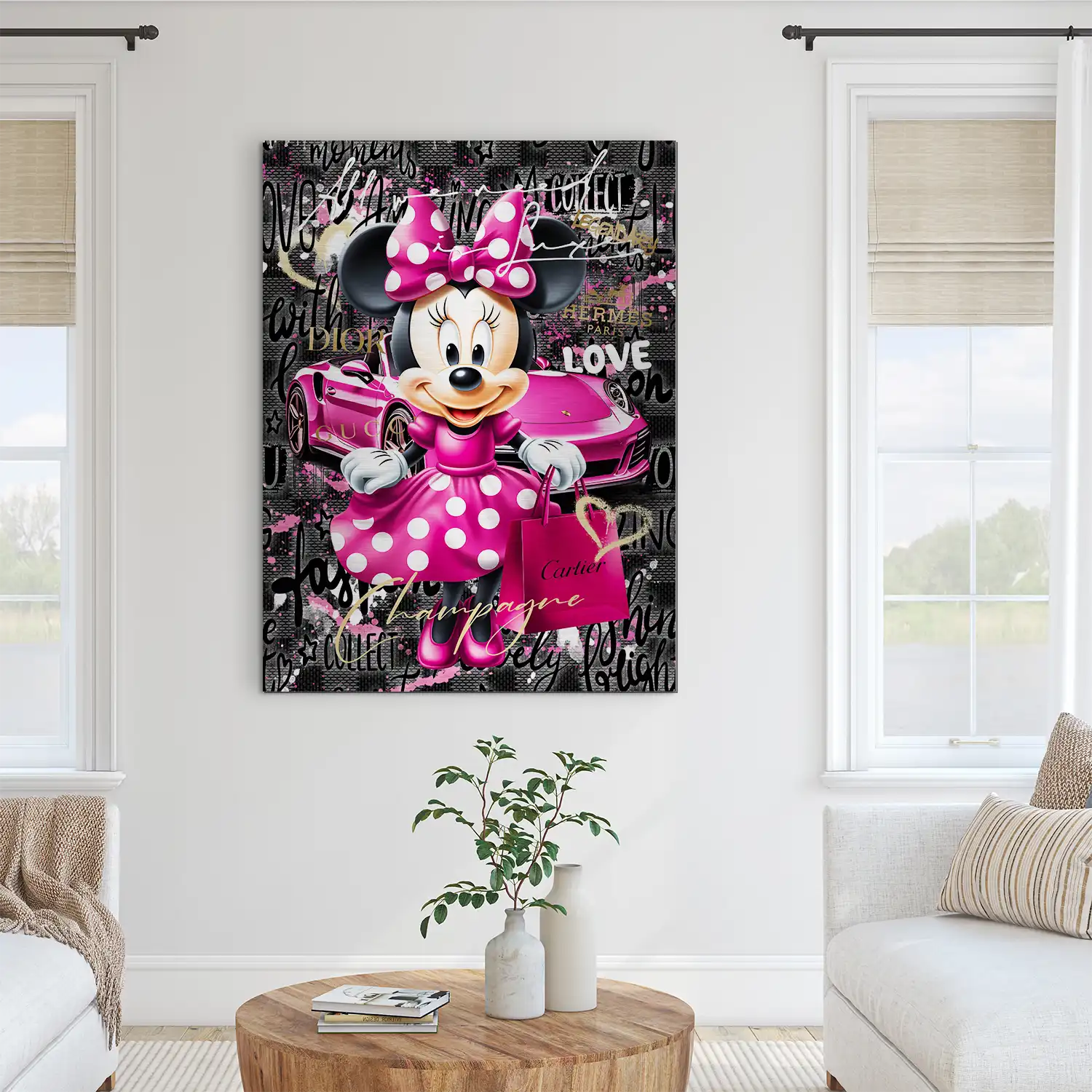 Minnie Need Need Luxe Aludibond Gebürstet INGALERIE