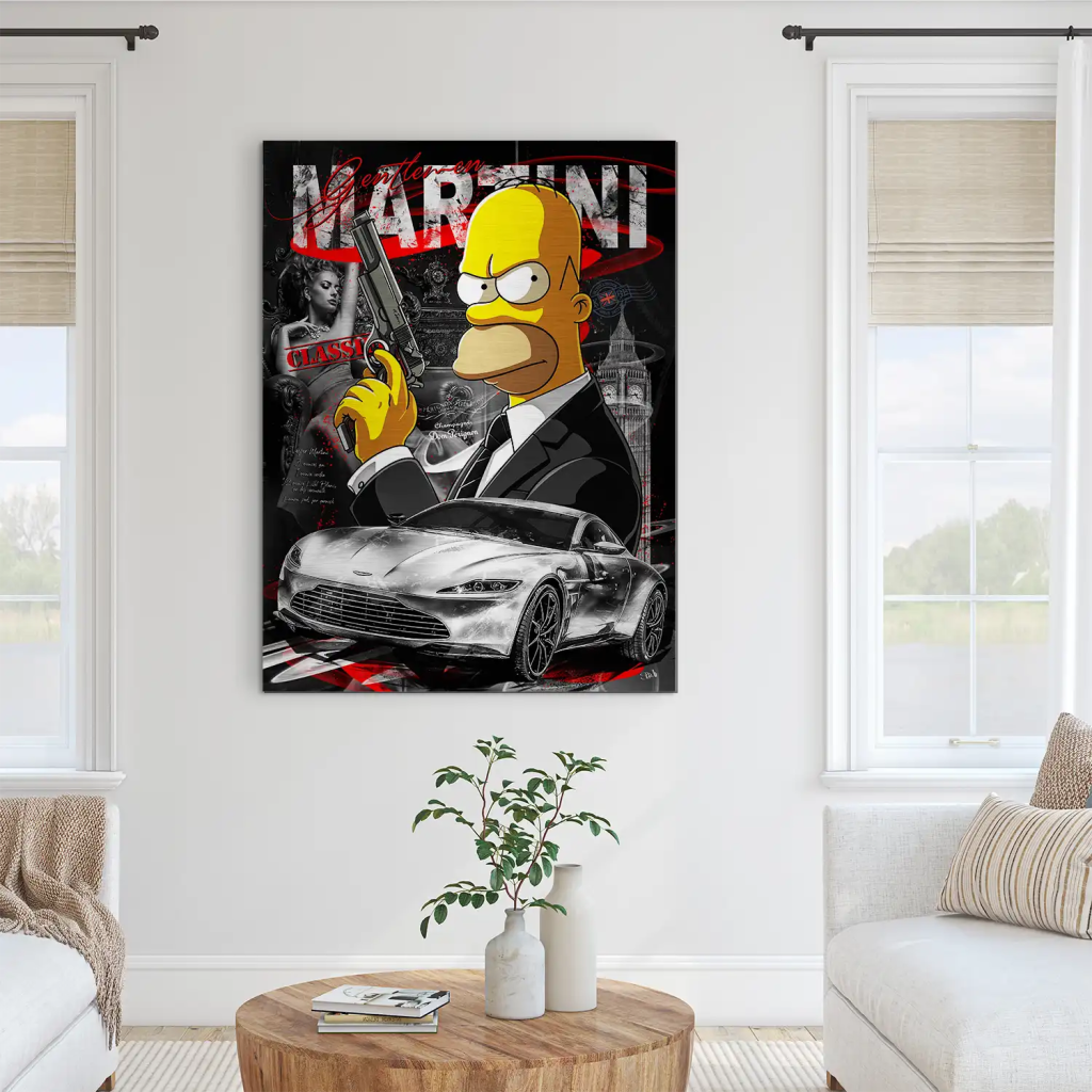 Homer Bond Style Aludibond Gebürstet INGALERIE