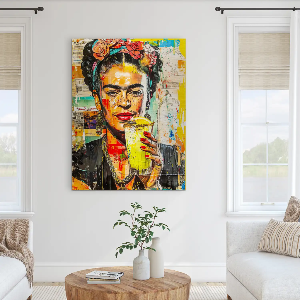 Frida Mexico Art Aludibond Gebürstet INGALERIE