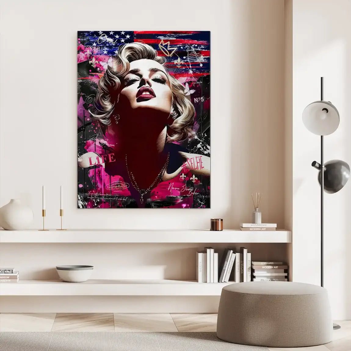 Marilyn Monroe USA Aludibond Gebürstet INGALERIE