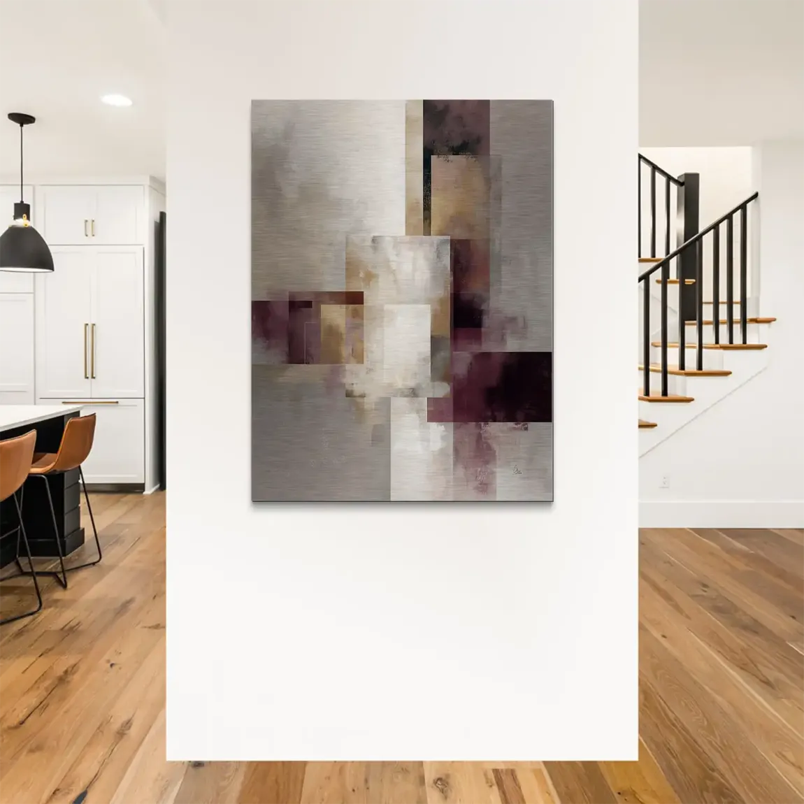 Mystic Geometry Alu Gebürstet Bild