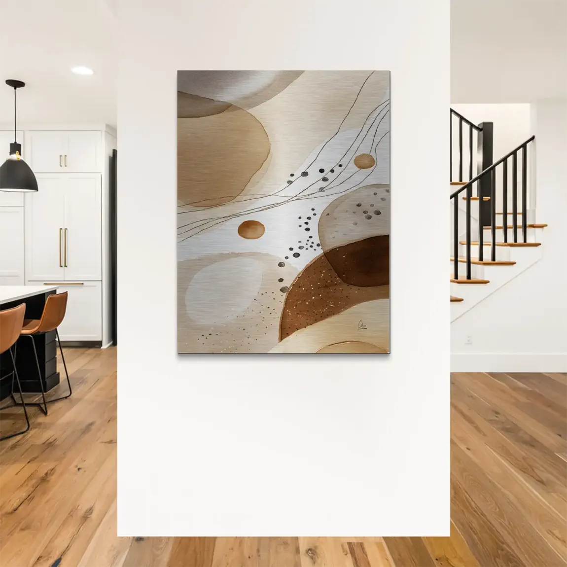 Desert Mirage Alu Gebürstet Bild