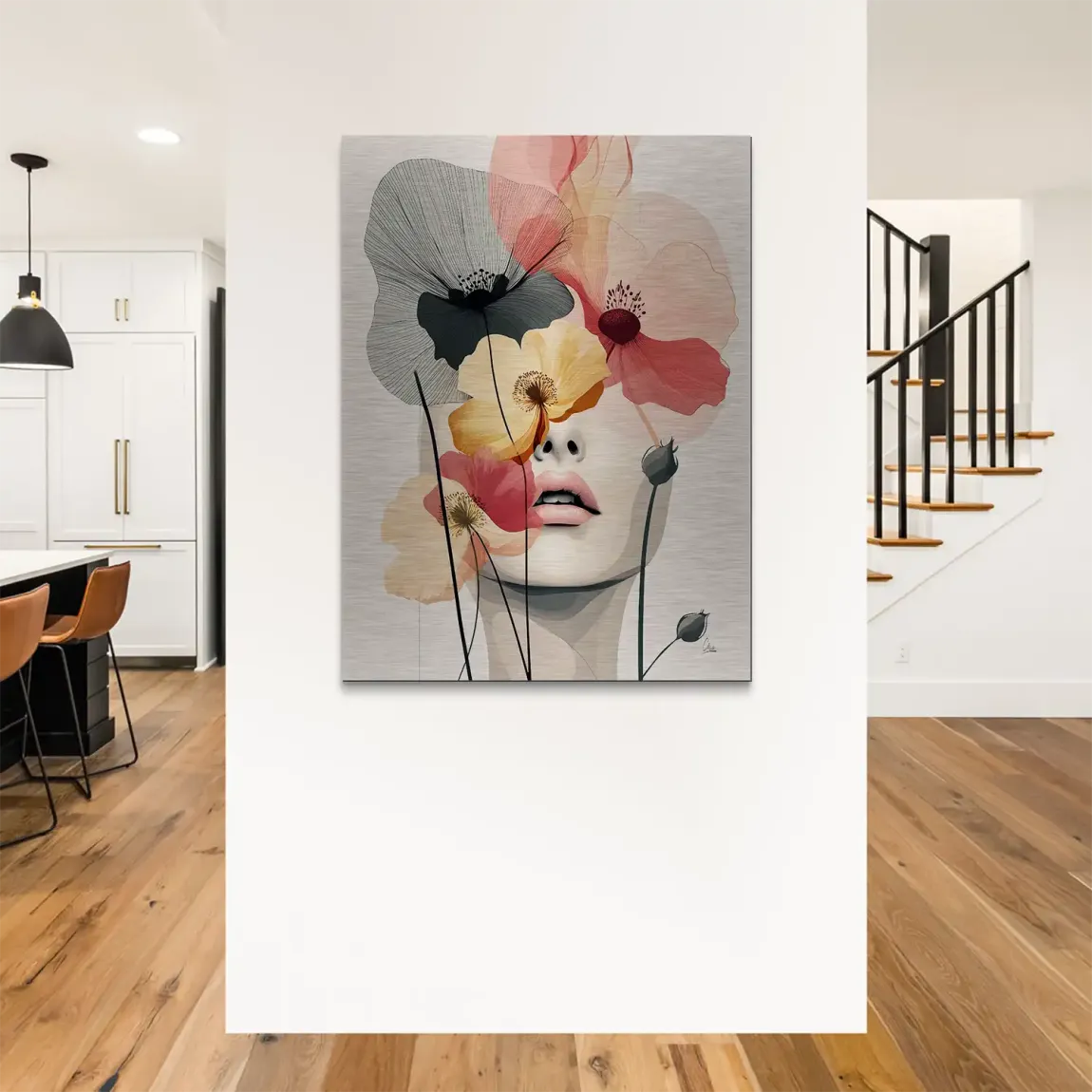 Floral Dream Alu Gebürstet Bild