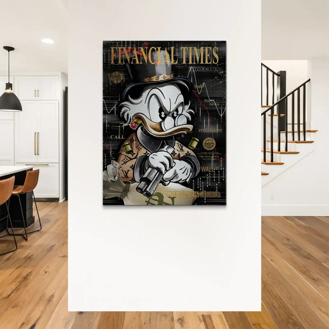 Financial Empire Duck Alu Gebürstet Bild