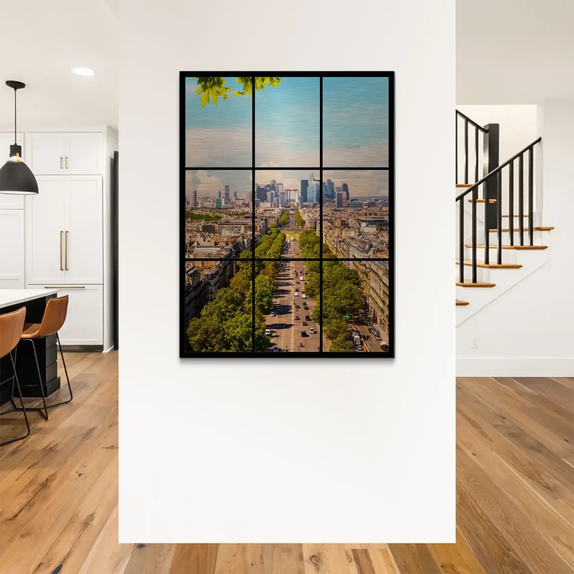 Avenue Lumière Paris Alu Gebürstet Bild