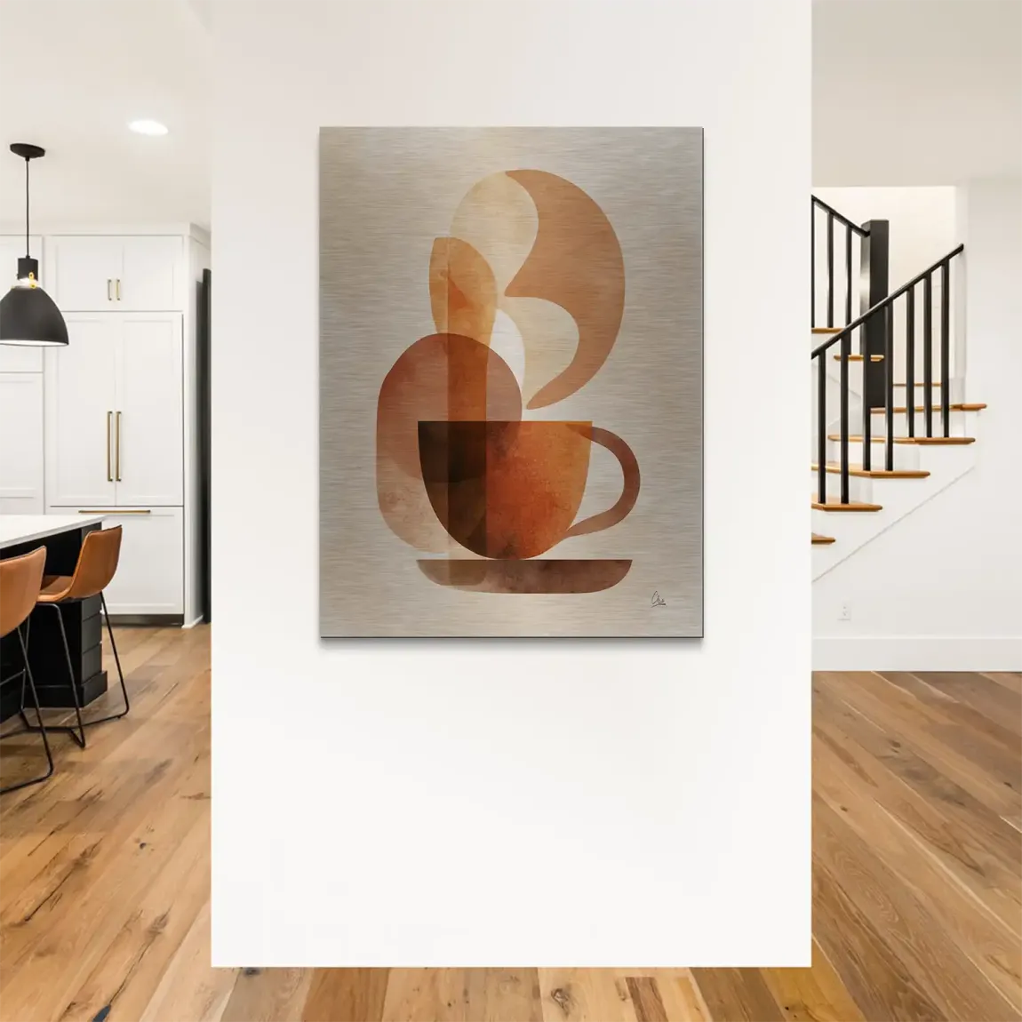 Warm Aroma Alu Gebürstet Bild