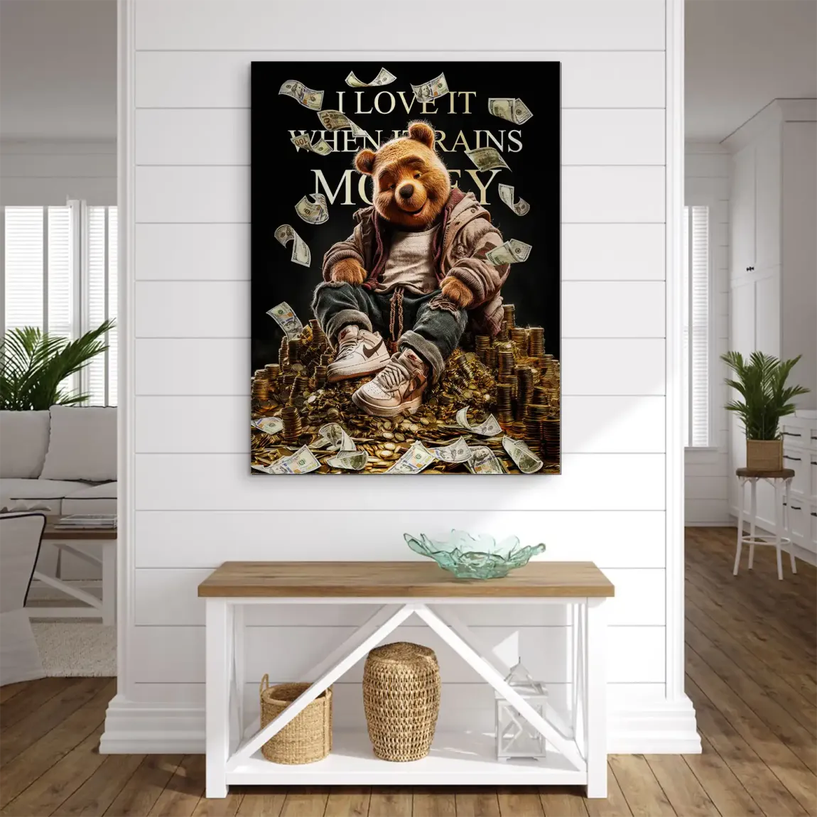 Winnie Puuh Rich Dreams Aludibond Gebürstet INGALERIE