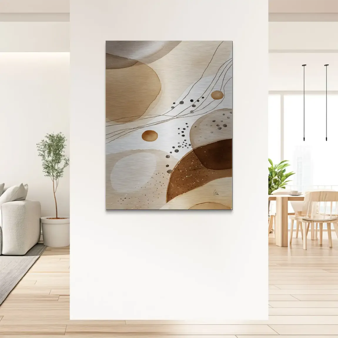 Desert Mirage Alu Gebürstet Bild