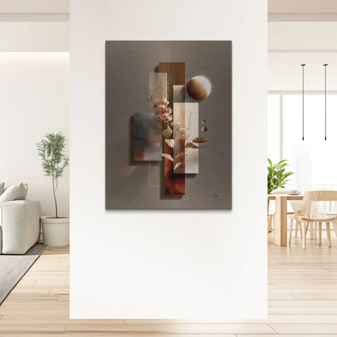 Celestial Bloom Harmony Alu Gebürstet Bild