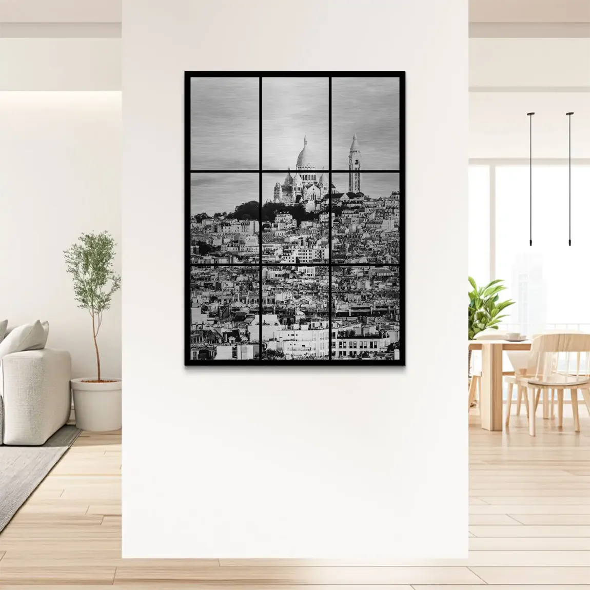 Montmartre Paris Alu Gebürstet Bild