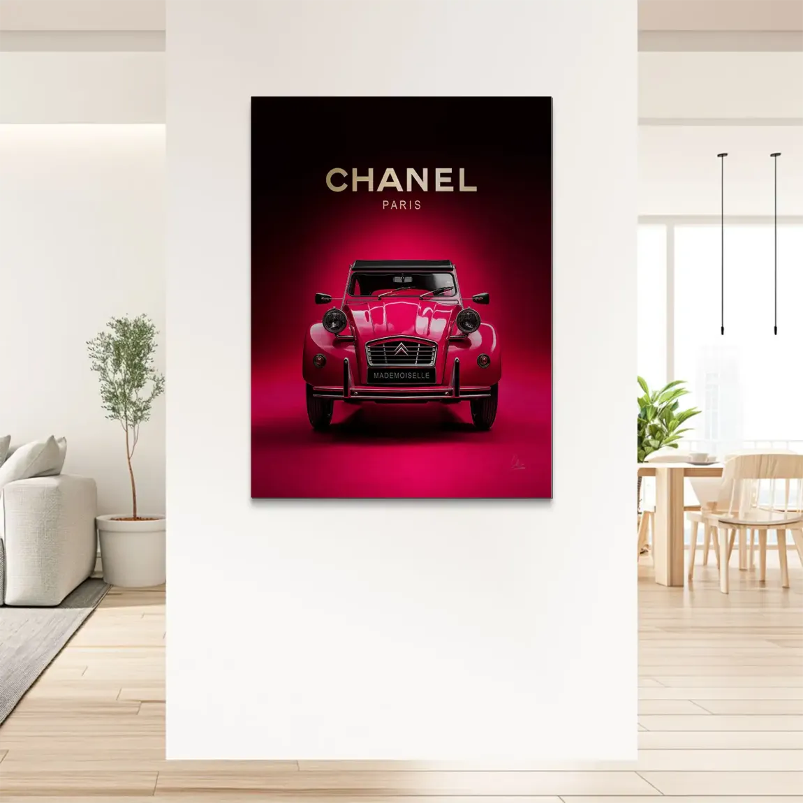 Mademoiselle Chic 2CV Alu Gebürstet Bild