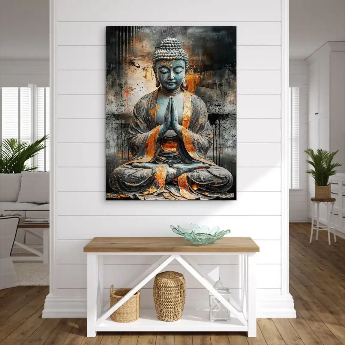 Buddha Abstrakt Nr.50 Aludibond Gebürstet INGALERIE