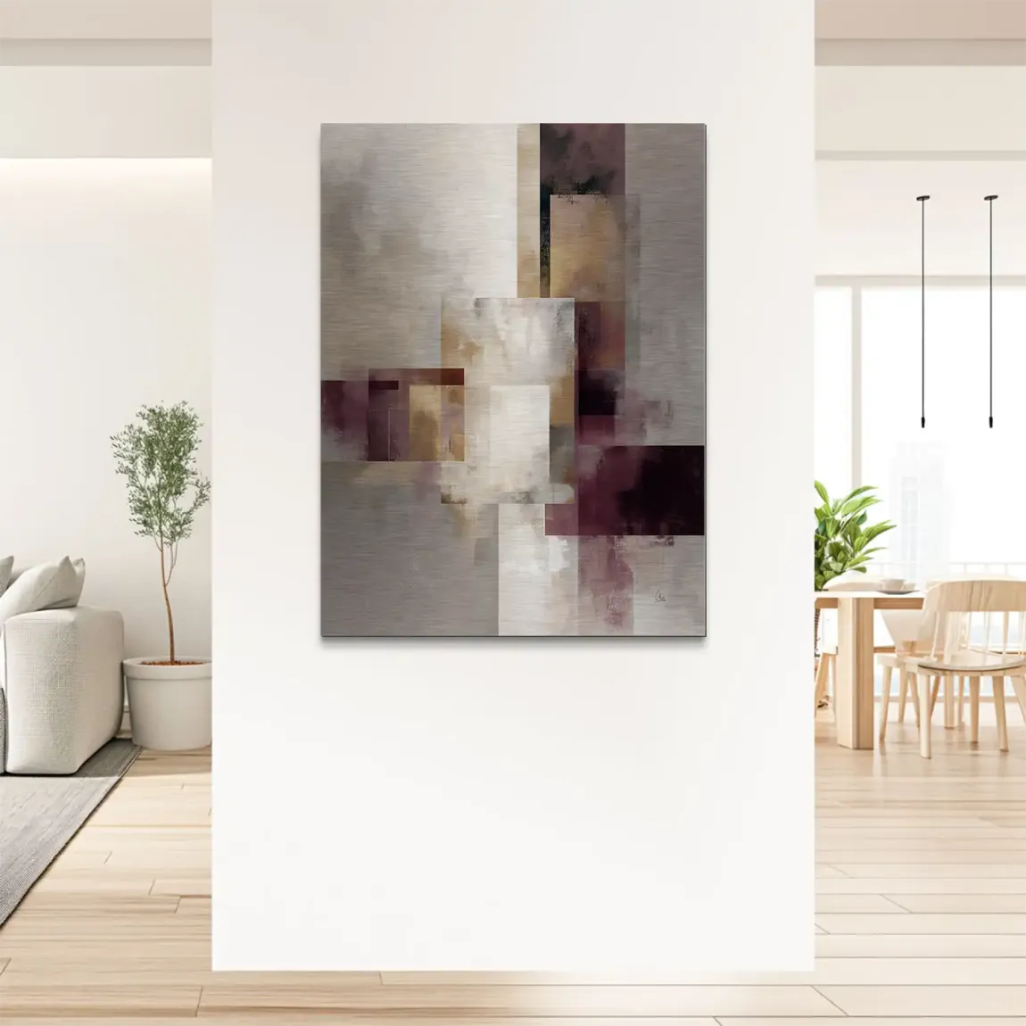 Mystic Geometry Alu Gebürstet Bild