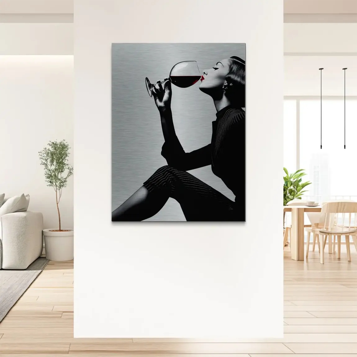 Wine Moments Alu Gebürstet Bild